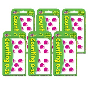 TREND Counting 0-25 Pocket Flash Cards, 6 Packs - 1 of 4