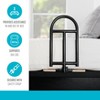Stander BedCane with Wooden Base & Organizer Pouch, Senior Bed Rail, Black - 4 of 4