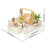 ROBOTIME 3D Puzzles DIY Miniature Dollhouse Accessories, Extension Pack Building Set Toys Playset, Ornaments for Gift, Multicolored, 6"*6.4"*6" - 3 of 4