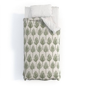 Deny Designs 2pc Twin/Twin XL Coastl Studio Palm Sketches Comforter and Sham Set - 1 of 4