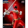 Threezero - Threezero - Power Rangers Zeo - FigZero - Zeo Ranger V Red 1/6 Scale Action Figure - 4 of 4