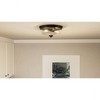 Quoizel Lighting Radius 2 - Light Flush Mount in  Earth Black - 2 of 3