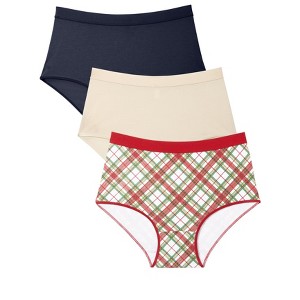 Catherines Cotton/Spandex Panty 3-Pack - 1 of 4