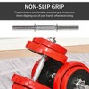 Resenkos 44 lb All-in-One Adjustable Dumbbell System, Converts to Barbell for Full-Body Workouts - Red Wine - 4 of 4