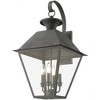 Livex Lighting Wentworth 4 - Light Wall Light in  Charcoal - 4 of 4