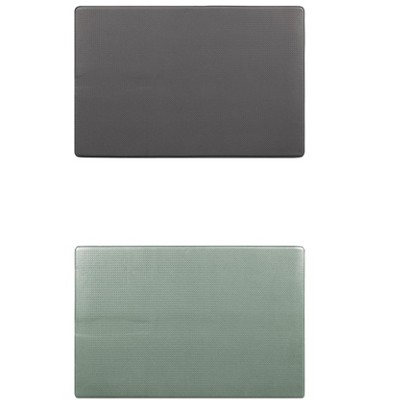 Unique Bargains Solid Comfort Kitchen Waterproof Floor Mat Set