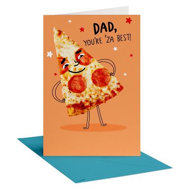 Cheesy Father's Day Card for Dad, How Much You Care, Includes Envelopes