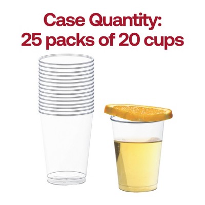 Clear 10 oz. Disposable Plastic Party Cups - 600 Count
