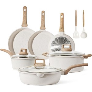 CAROTE Pots and Pans Set Non stick, Cookware Sets 11 pcs, Kitchen Cooking Set Cookware - 1 of 4