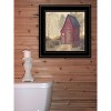 Folk Art Outhouse II by Pam Britton, Ready to Hang Framed Print, Black Frame - 2 of 4