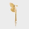 Folded Wing Butterfly Tassel Earrings - Wild Fable™ Gold: Nickel-Free Metal, Post Closure, Drop Style, 2" Length - 3 of 3