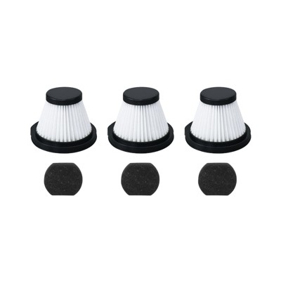 Nispira HEPA Filter Replacement Compatible with Xiaomi Deerma DX115 DX115S DX115C Handheld Portable Vacuum Cleaner, 3 Packs