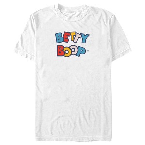 Men's Betty Boop Colorful Logo T-Shirt - 1 of 4