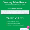 Big Dot of Happiness Happy Passover Coloring Table Runner, 7ft Long Craft & Activity Seder Table Cover for Kids & Family, Giant Coloring Page - 1 Roll - 4 of 4