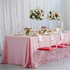 Wikineon Pink Tablecloth Sequin Table Overlays Wedding Decoration Rectangular Party Tablecloths Sequin Table Drapes for Patio Birthday 90x90inch - 4 of 4