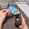 Generic Slim Aluminum Wallet for Men, RFID Blocking Minimalist Matel Pop Up Card Holder Wallet - 3 of 4