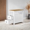 End Table with Drawers for Living Room Living Room Side Table with Drawers Narrow Coffee Table with Charging Station - 3 of 4