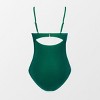 Women's Twist Front Cutout One Piece Swimsuit-Cupshe - 3 of 4