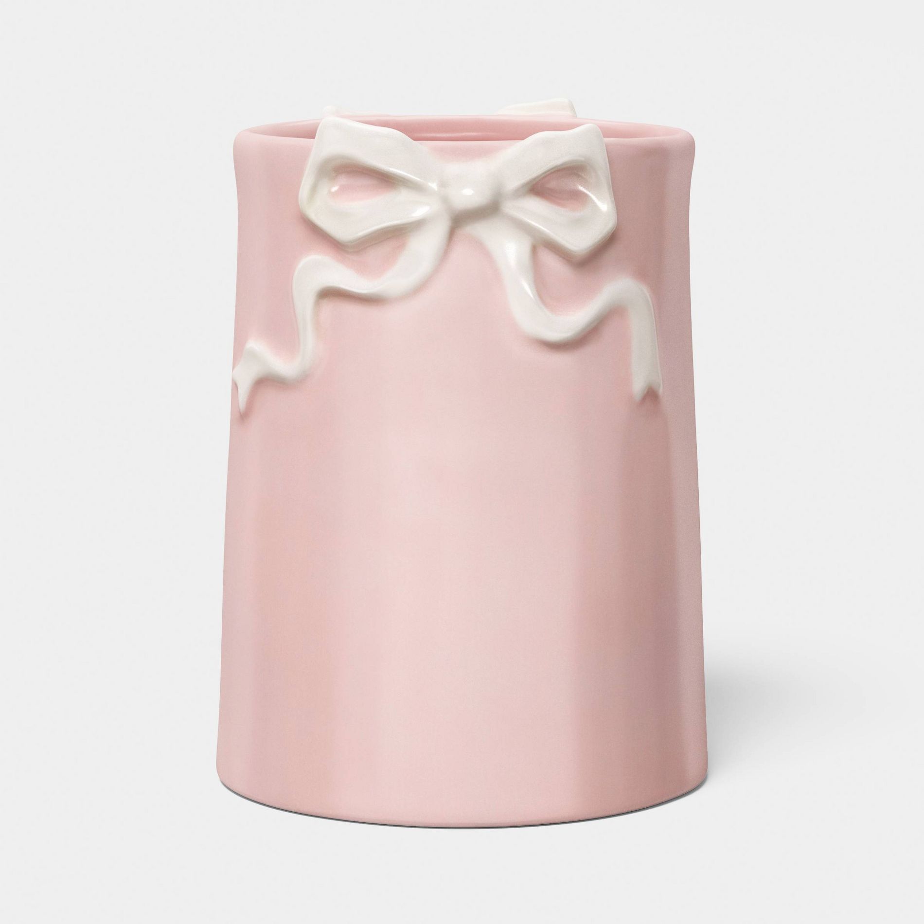 Bow Small Utensil Holder Pink - Room Essentials™