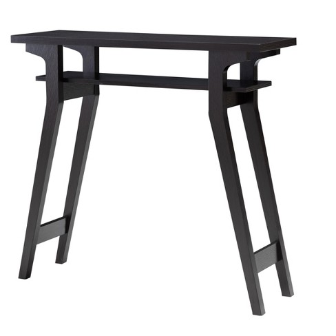 Fc Design Modern Console Table With 2 Tier Shelf And Slanted Legs Target