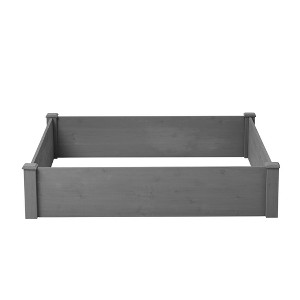 Maliang Raised Garden Bed , Outdoor Wood Planter Box Over Floor, Tool-Free Assembly - 1 of 4