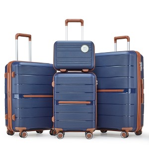 Gulches
 Luggage Sets 4 Piece(14/20/24/28) PP Lightweight & Durable Expandable suitcase - 1 of 4