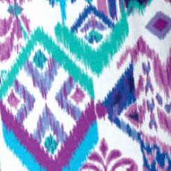 white multi batik