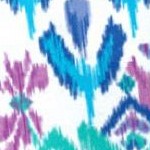 white multi batik