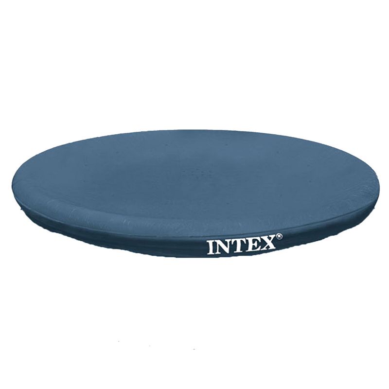 Intex Swim Center Inflatable Family Lounge Pool with Built In Bench and 8' Cover, 4 of 8