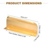 Unique Bargains Aluminum Modern Finger Edge Pull Cabinet Concealed Handles 10 Pcs - 4 of 4