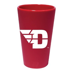 NCAA Dayton Flyers Silicone Pint Glass - 16oz - 1 of 3