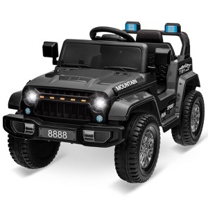 Jojoka 12V Kids Ride-On Truck with Remote Control, LED Lights, Music & Bluetooth, 2 Driving Modes, Shock Absorbers, for Ages 2-5 - 1 of 4