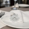 Unique Bargains Napkin Ring Flower Stainless Steel 1 Pc - 3 of 3