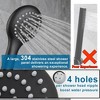 Itopfox All Metal Black Shower Faucet Set with 10 Inch Round Shower Head, Rainfall Shower System, Wall Mounted Shower Fixtures, Includes Valve - 4 of 4