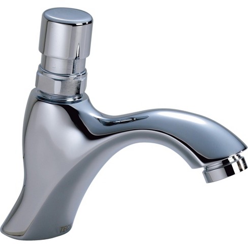 Delta Faucet 87t104 Single Handle Metering Slow Close Bathroom