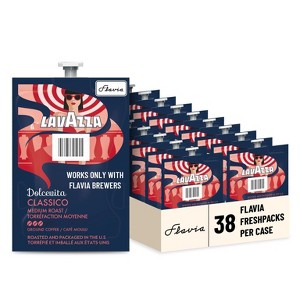 Flavia Lavazza Dolcevita Classico Coffee Freshpacks works only with Flavia Brewers, Medium Roast (Case of 38) - 1 of 4