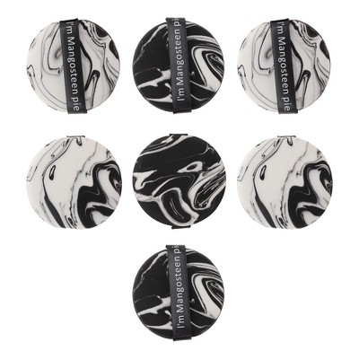 Unique Bargains Dual Color Round Face Makeup Sponge 7 Pcs