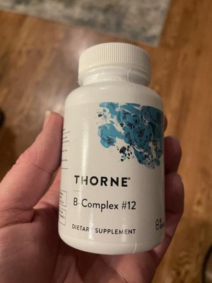 Thorne B-complex #12 - Vitamin B Complex With Active B12 And Folate ...