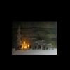 Northlight LED Lighted Flickering Candles and Winter Wooden Moose Canvas Wall Art - 12" x 15.75" - 3 of 3