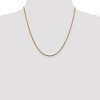 Black Bow Jewelry 1.6mm 14k Yellow Gold Diamond Cut Open Franco Chain Necklace - 2 of 4