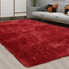 TROPOW Large Fluffy Living Room Area Rug Soft Plush Bedroom Throw Carpet Modern Solid Color Shaggy Rug Non Slip Non Shedding Fuzzy Faux Fur Area Rug - 2 of 4