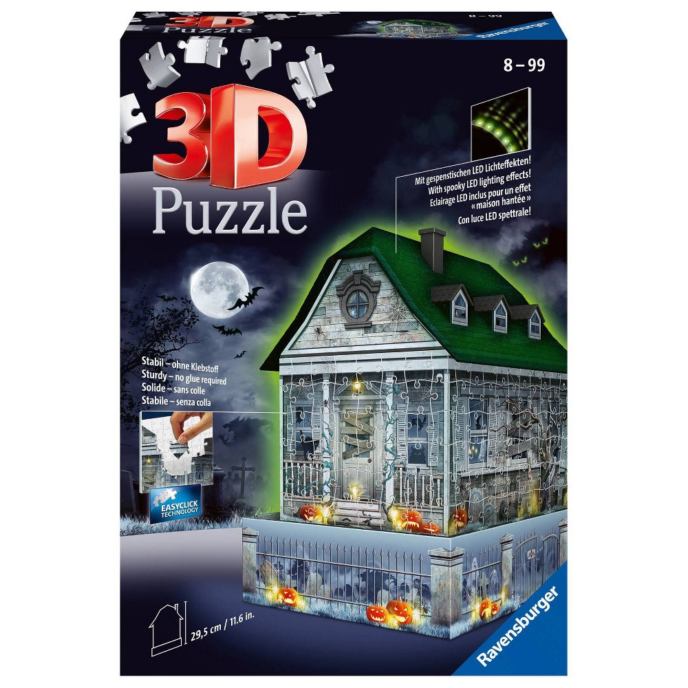 Ravensburger Haunted House Night Edition Jigsaw Puzzle - 216pc