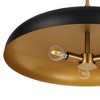 LamQee 20 Inch Large Pendant Lights, 3-Lights Modern Dome Chandelier, Industrial Metal Pendant Lighting Fixture - 4 of 4
