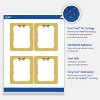 Avery Labels, 4" x 3-1/3", Gold-Metallic Berries, Matte, 40ct - 3 of 4