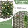 Lirago 72 in. Galvanized Metal Outdoor Privacy Screens Garden Outdoor Fence Green - 3 of 4