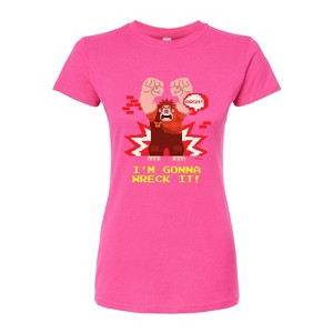 Women's - Disney - I'm Gonna Wreck It Fitted Graphic T-Shirt - 1 of 2