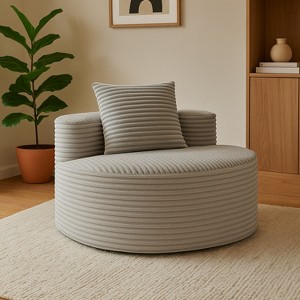 Hrinhom 44.9"W Compressed Moon Bay Sofa,No Assembly - 1 of 4