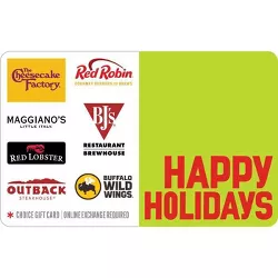 Happy Holidays Dining Gift Card (Email Delivery)