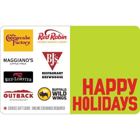 Happy Holidays Dining Gift Card (Email Delivery) - image 1 of 1