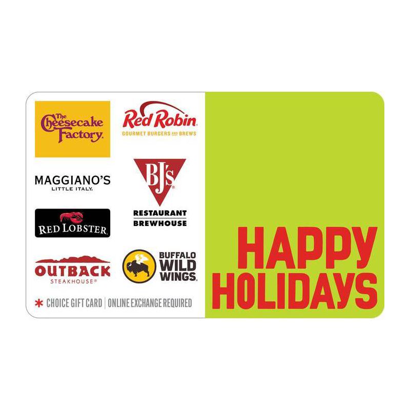Happy Holidays Dining Gift Card (Email Delivery), 1 of 2